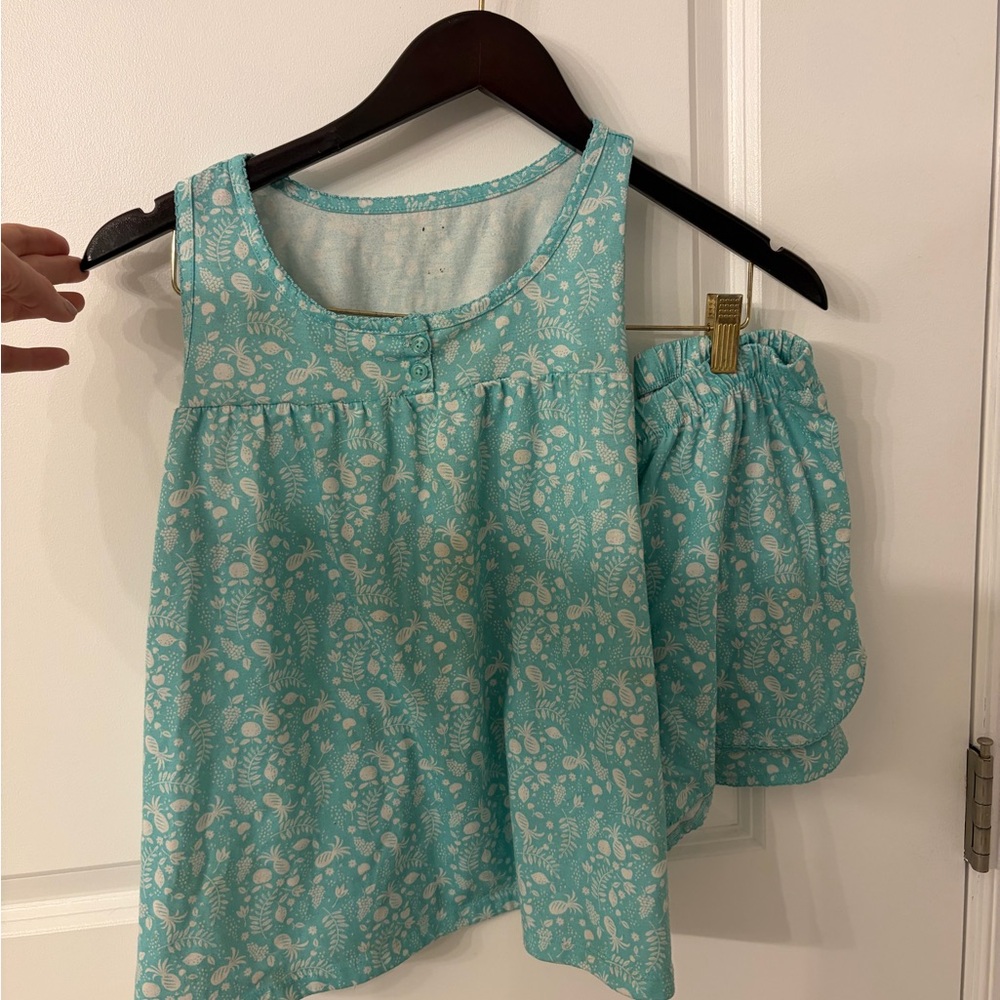 GAP Kids Teal Floral Sleepwear Set